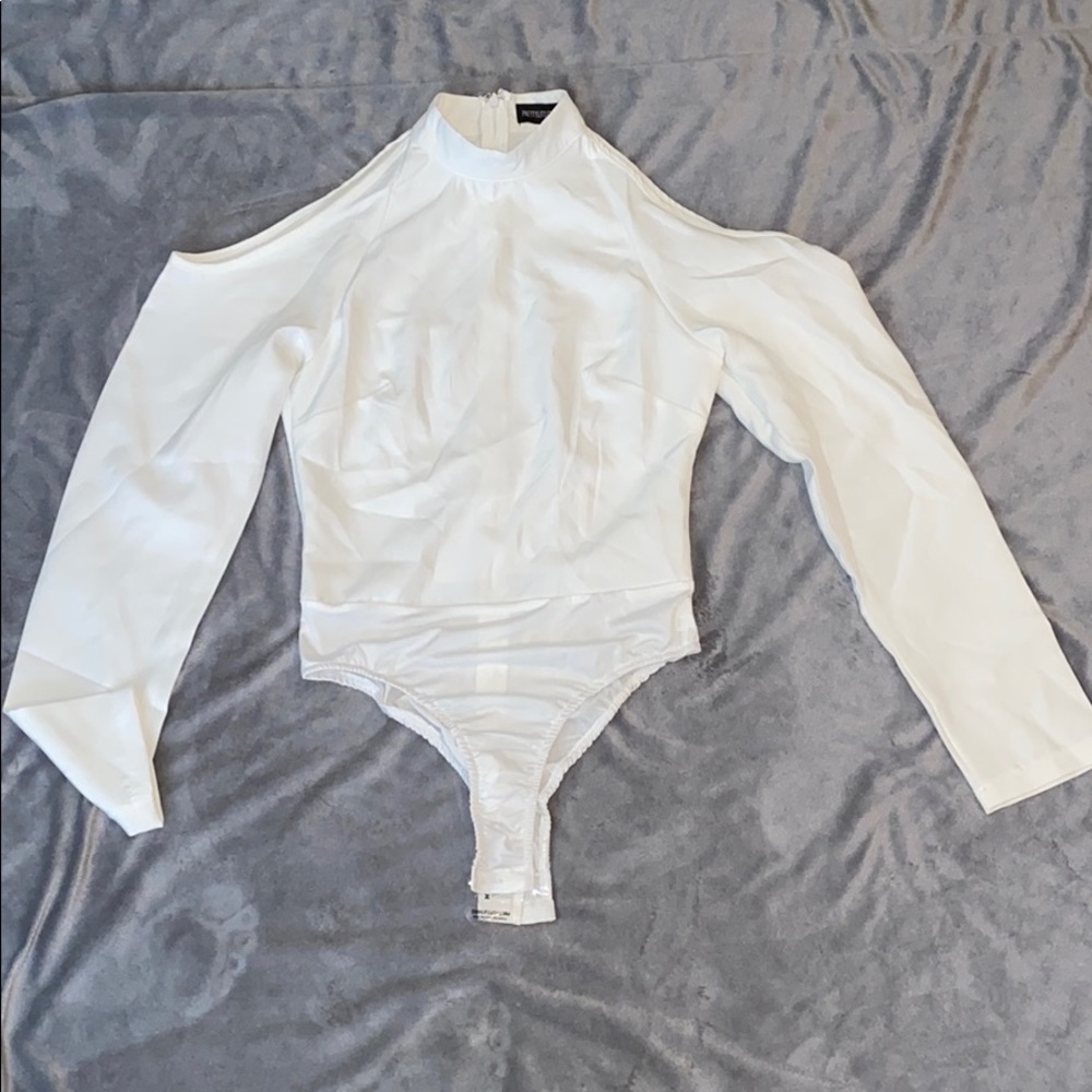 Shoulder cut out bodysuit